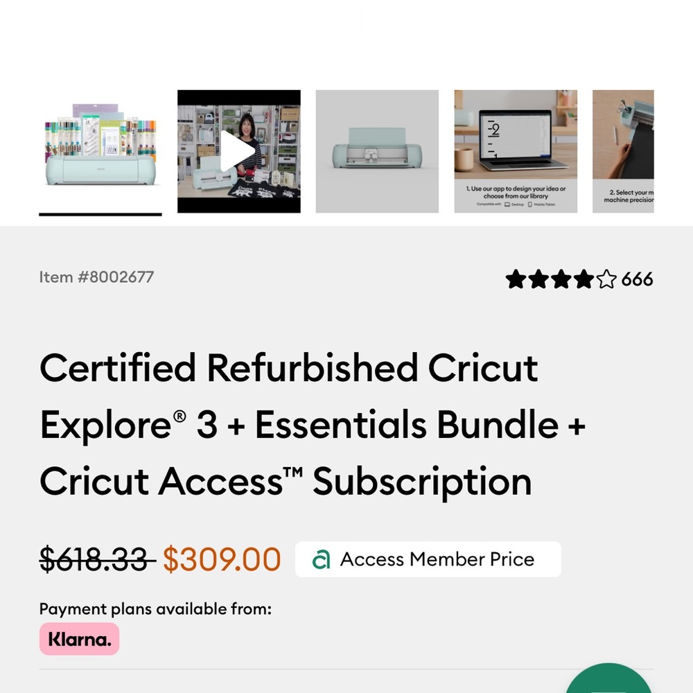 Cricut Cutting Machine in Mint Green- ESSENTIALS BUNDLE